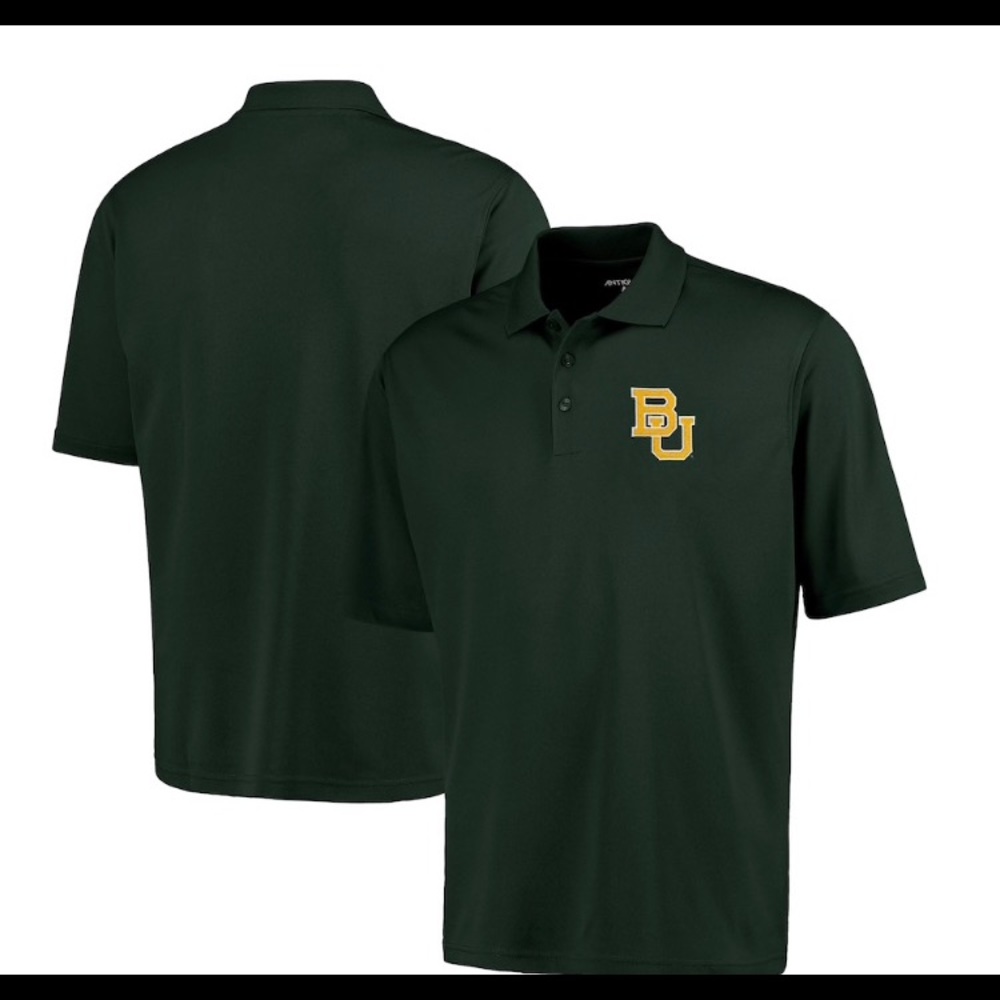 Baylor Bears  Logo Grande Pique Polo - Green